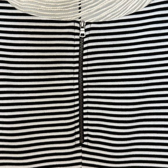 Splendid Black White Striped Shift Dress Size Small - Picture 4 of 12